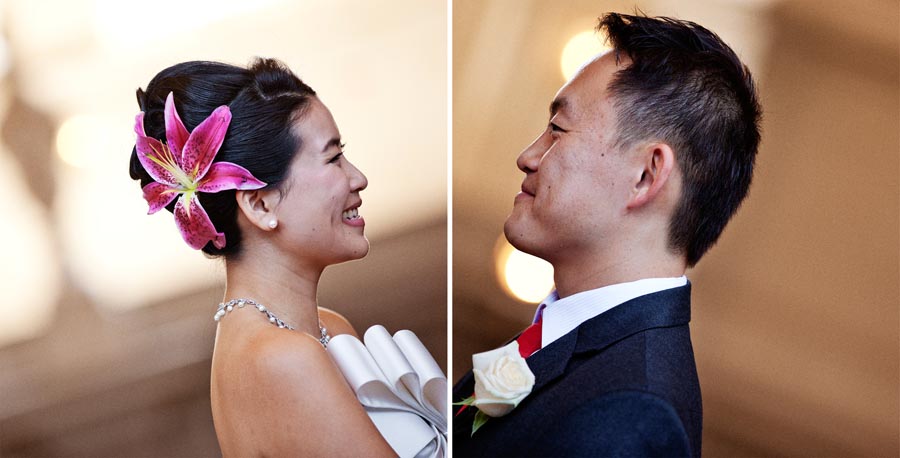 san francisco city hall wedding photo