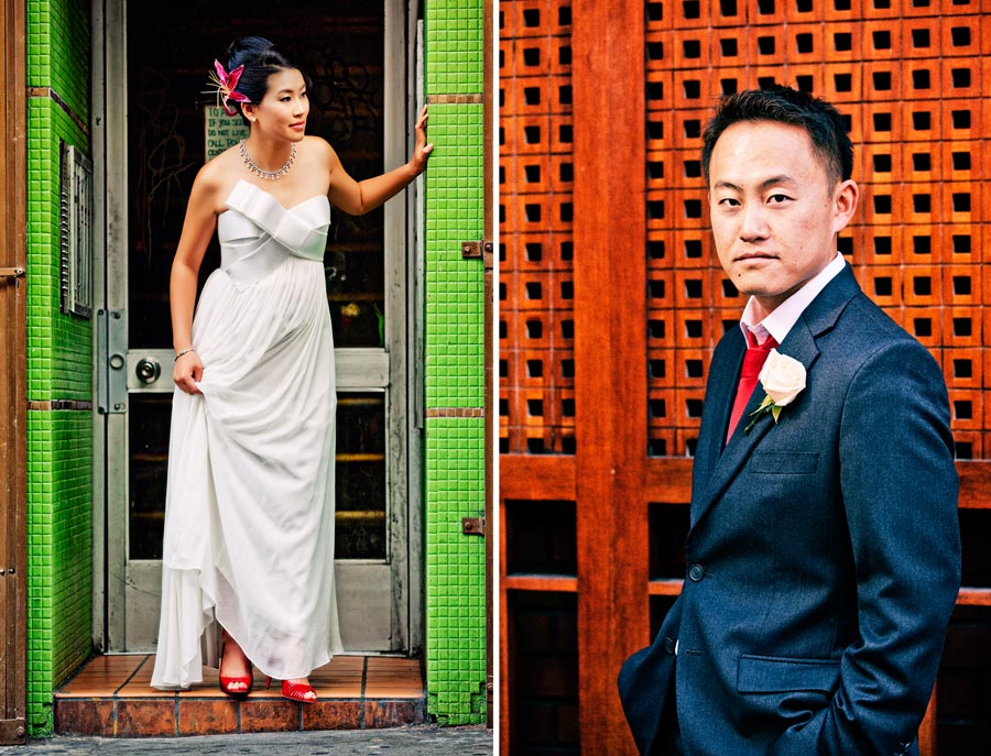 san francisco chinatown wedding photo