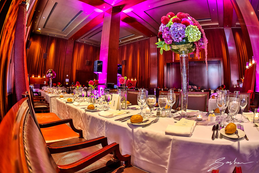 wedding evening clift hotel
