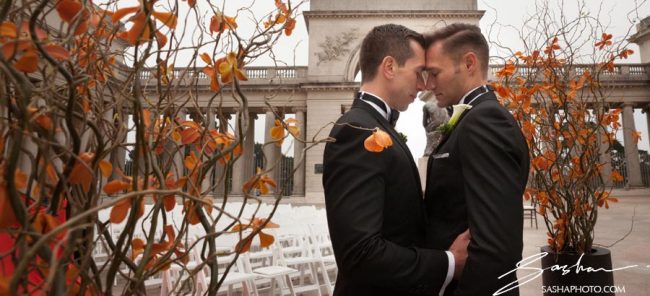 same sex wedding legion of honor