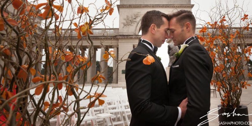 same sex wedding legion of honor